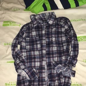 juniors long sleeve flannel